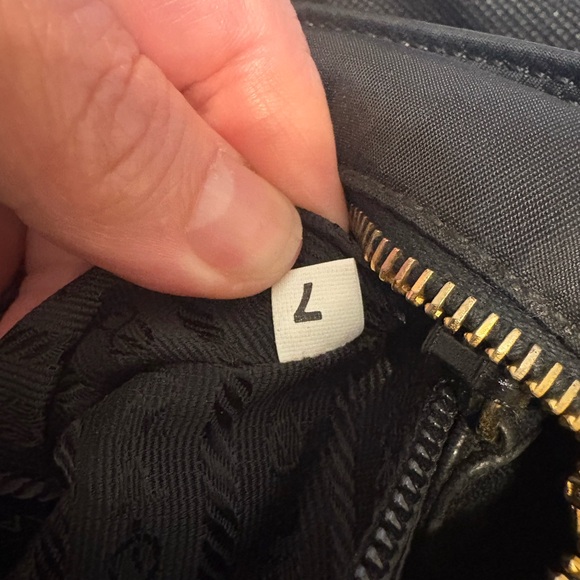 Prada Black Leather Chain Shoulder Bag GUC - Picture 13 of 13